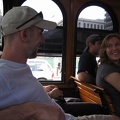 72   On the Trolly after walking 7 miles